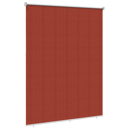 Utomhus Rullgardin 90% UV Block Terrakotta 180 x 230 cm HDPE