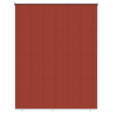 Utomhus Rullgardin 90% UV Block Terrakotta 180 x 230 cm HDPE