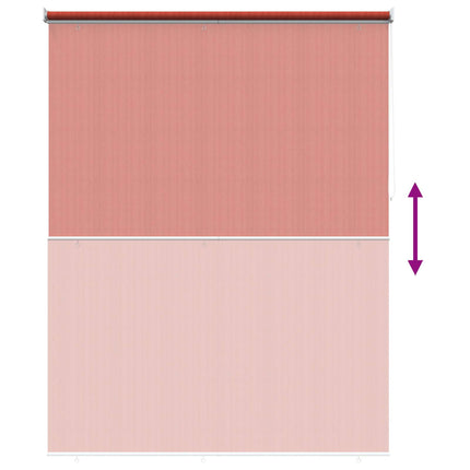 Utomhus Rullgardin 90% UV Block Terrakotta 180 x 230 cm HDPE