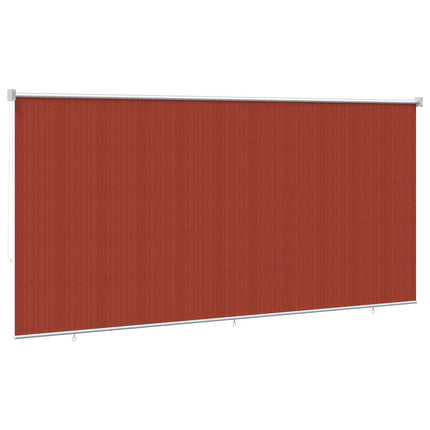 Utomhus Rullgardin 90% UV Block Terrakotta 240 x 230 cm HDPE
