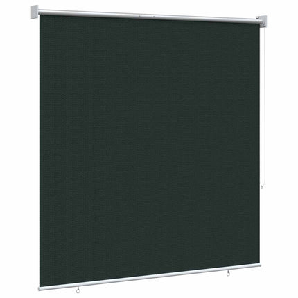 Utomhus Rullgardin 90% UV Block Mörkgrön 160 x 140 cm HDPE