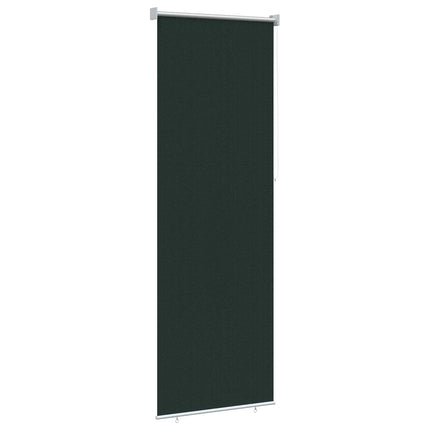 Utomhus Rullgardin 90% UV Block Mörkgrön 80 x 230 cm HDPE