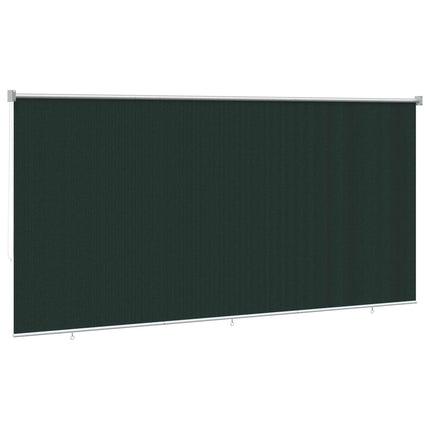 Utomhus Rullgardin 90% UV Block Mörkgrön 350 x 230 cm HDPE