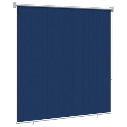 Utomhus Rullgardin 90% UV Block Blå 140 x 140 cm HDPE