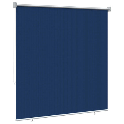 Utomhus Rullgardin 90% UV Block Blå 140 x 140 cm HDPE