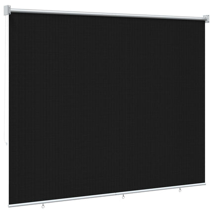 Utomhus Rullgardin 90% UV Block Svart 200 x 140 cm HDPE