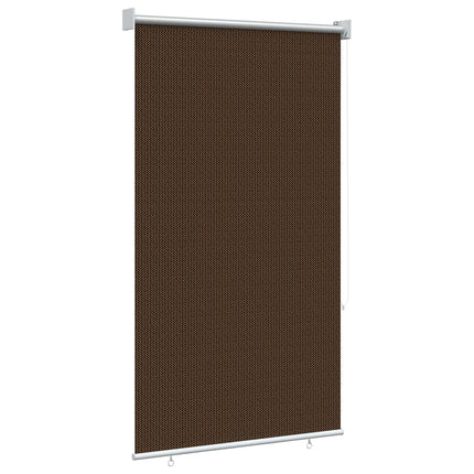 Utomhus Rullgardin 90% UV Block Brun 60 x 140 cm HDPE