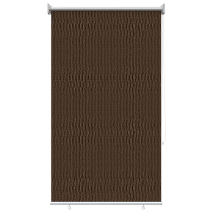 Utomhus Rullgardin 90% UV Block Brun 80 x 140 cm HDPE