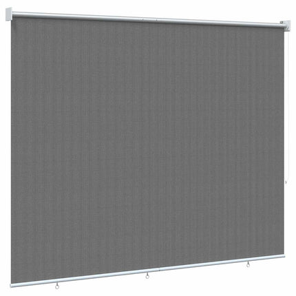 Utomhus Rullgardin 90% UV Block Ljusgrå 220 x 140 cm HDPE