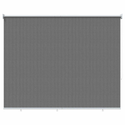 Utomhus Rullgardin 90% UV Block Ljusgrå 220 x 140 cm HDPE