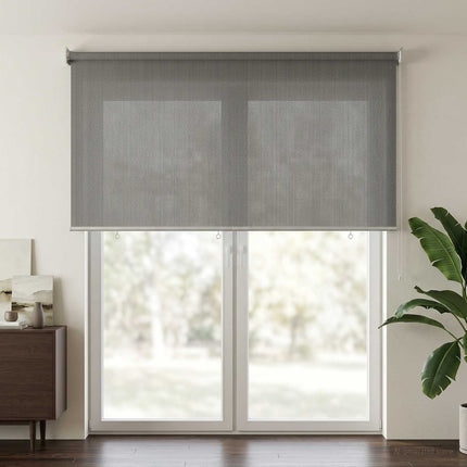 Utomhus Rullgardin 90% UV Block Ljusgrå 200 x 230 cm HDPE