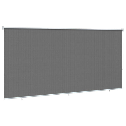 Utomhus Rullgardin 90% UV Block Ljusgrå 350 x 230 cm HDPE