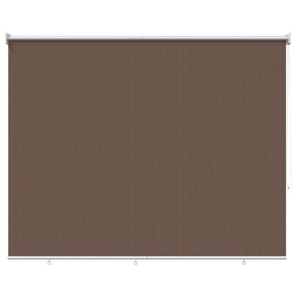 Utomhus Rullgardin 90% UV Block Taupe 120 x 140 cm HDPE