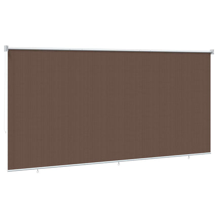 Utomhus Rullgardin 90% UV Block Taupe 350 x 140 cm HDPE