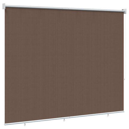 Utomhus Rullgardin 90% UV Block Taupe 140 x 230 cm HDPE