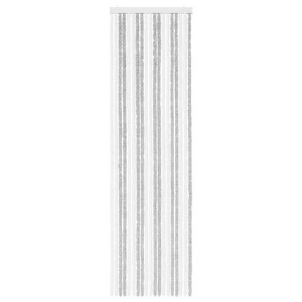 Insektsgardin Chenille Ljusgrå och vit. 56 x 200 cm 100% PP