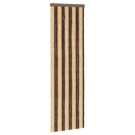 Insektsgardin Chenille Brun och beige 56 x 185 cm 100% PP