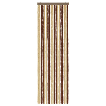 Insektsgardin Chenille Brun och beige 56 x 185 cm 100% PP
