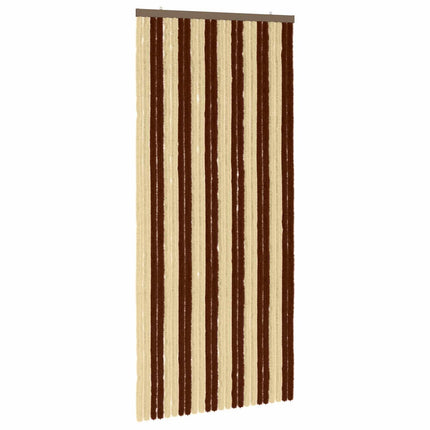 Insektsgardin Chenille Brun och beige 100 x 220 cm 100% PP