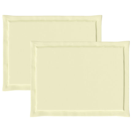 Sittkuddar 2 pcs Kräm 47 x 36 x 2 cm Polyester