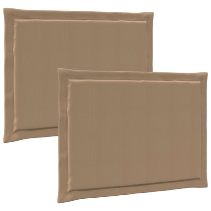 Sittkuddar 2 st Polyester Taupe 47 x 36 x 2 cm
