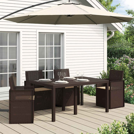 Sittkuddar 4 pcs Taupe 47 x 36 x 2 cm Polyester