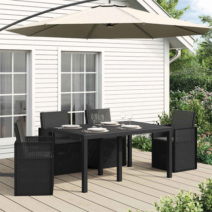 Sitt- och Ryggkuddar 4 pcs Antracit 47 x 45 x 2 cm Polyester