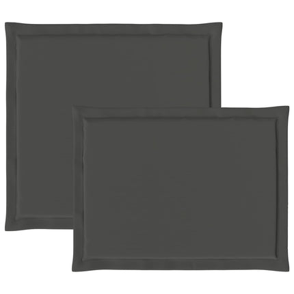 Sitt- och Ryggkuddar Polyester Antracit 47 x 45 x 2 cm