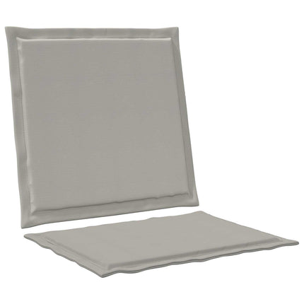 Sitt- och Ryggkuddar Polyester Ljusgrå 47 x 45 x 2 cm