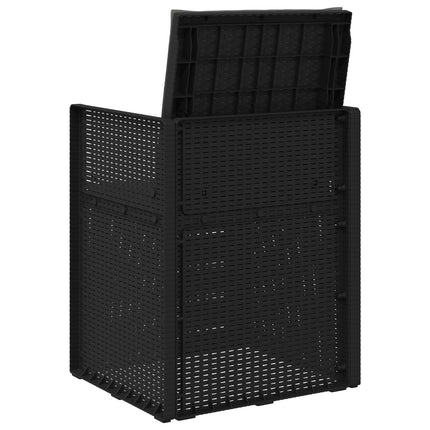 Trädgårdsmatstolar 2 pcs Antracit PP