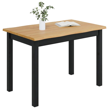 Matbord EKAI Svart 112 x 70 x 76,5 cm Massiv furu