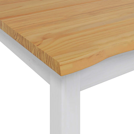 Matbord EKAI Vit 112 x 70 x 76,5 cm Massiv furu