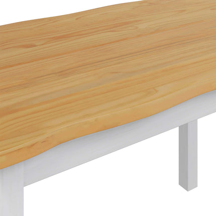 Matbord EKAI Vit 112 x 70 x 76,5 cm Massiv furu
