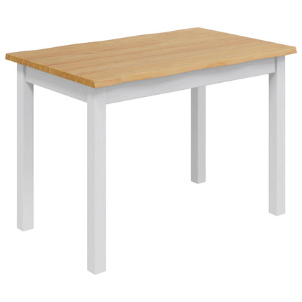 Matbord EKAI Vit 112 x 70 x 76,5 cm Massiv furu
