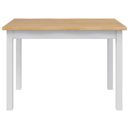 Matbord EKAI Vit 112 x 70 x 76,5 cm Massiv furu