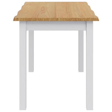 Matbord EKAI Vit 112 x 70 x 76,5 cm Massiv furu