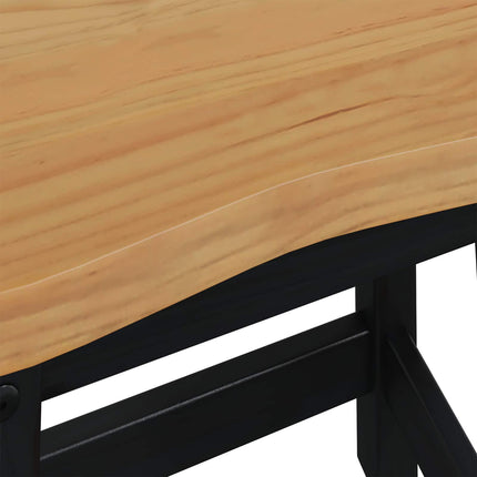 Barpall EKAI 2 pcs Svart 40 x 29 x 45,5 cm Massiv furu