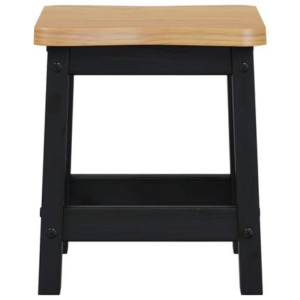 Barpall EKAI 2 pcs Svart 40 x 29 x 45,5 cm Massiv furu
