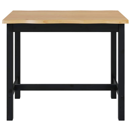 Högt Barbord EKAI Svart 112 x 70 x 91 cm Massiv furu