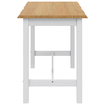 Högt Barbord EKAI Vit 112 x 70 x 91 cm Massiv furu