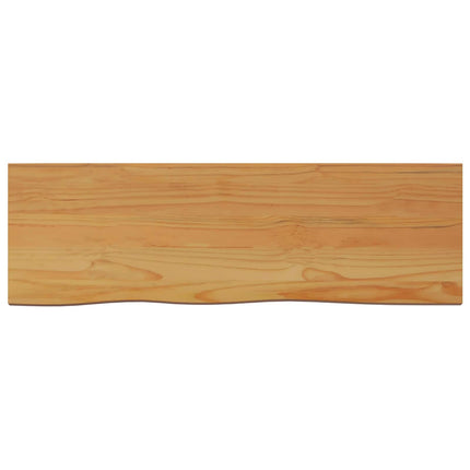 Konsolbord med hylla EKAI Svart 112 x 35 x 76 cm Massiv furu