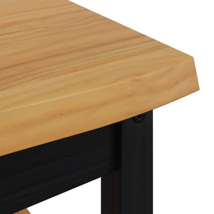 Kaffeebord EKAI Svart 100 x 60 x 45,5 cm Massiv furu