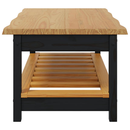 Kaffeebord EKAI Svart 100 x 60 x 45,5 cm Massiv furu