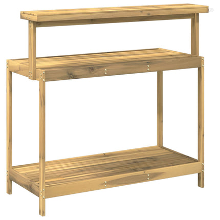 Utomhus planteringsbänk 111,5 x 48,5 x 107 cm Massivt Akaciaträ