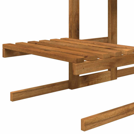Växtställ Naturlig 82 x 36 x 60 cm Massivt Akaciaträ