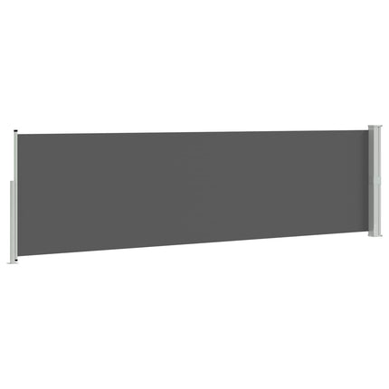 Utfällbar sidomarkis Antracit 300 x 170 cm Polyester