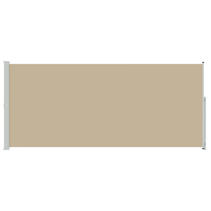 Utfällbar sidomarkis Beige 300 x 180 cm Polyester