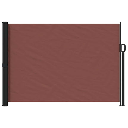 Utfällbar sidomarkis Brun 300 x 170 cm Polyester