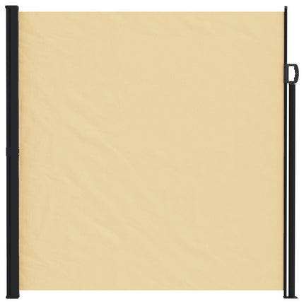 Utfällbar sidomarkis Sand 300 x 220 cm Polyester