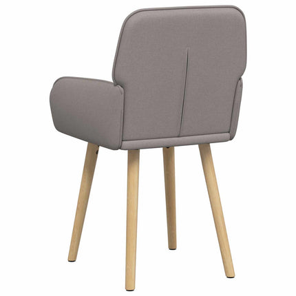 Matstolar 4 st Tyg Taupe 56,5 x 50 x 87,5 cm